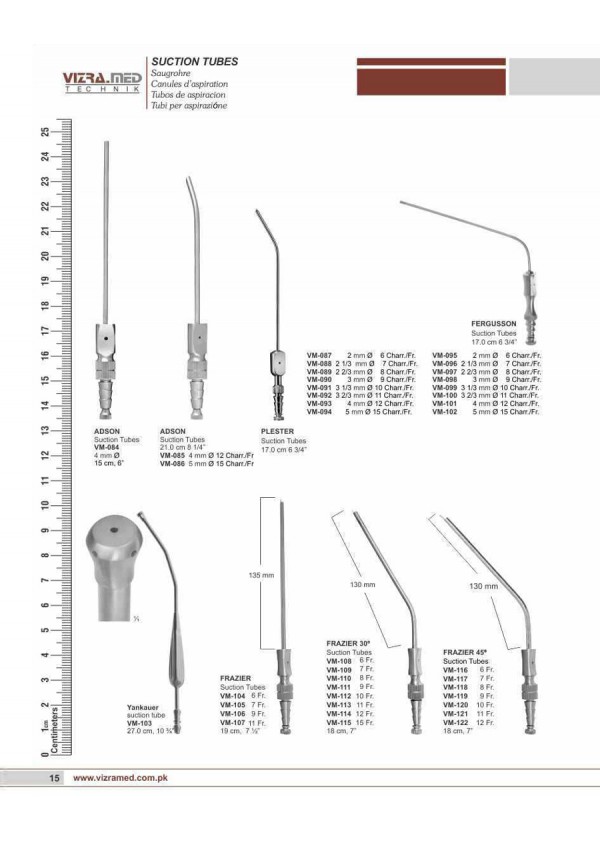 Suction Tubes