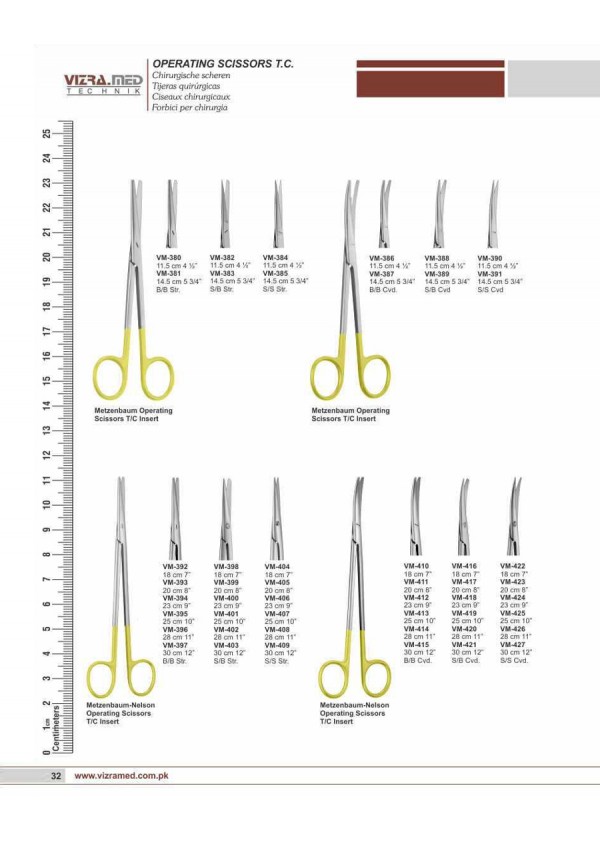 Operating Scissors T.C