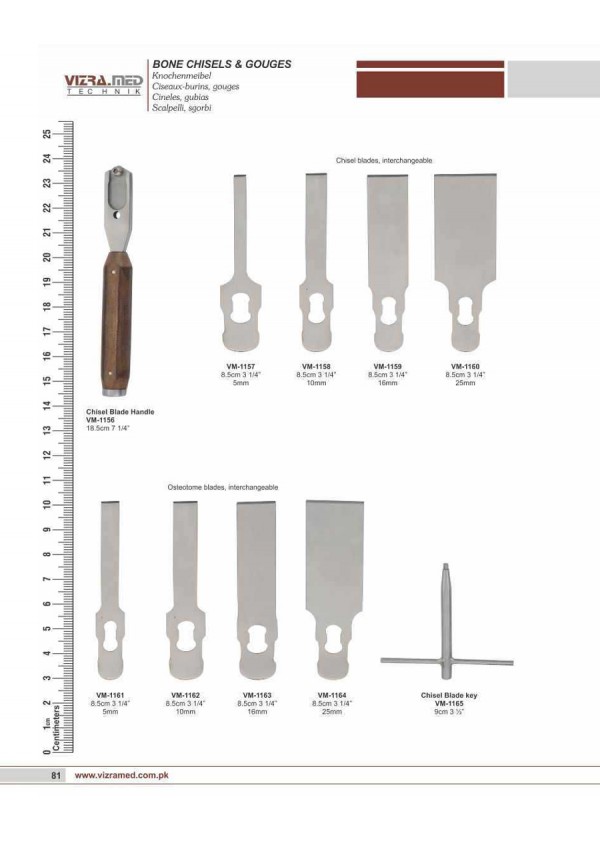 Bone Chisels & Gouges