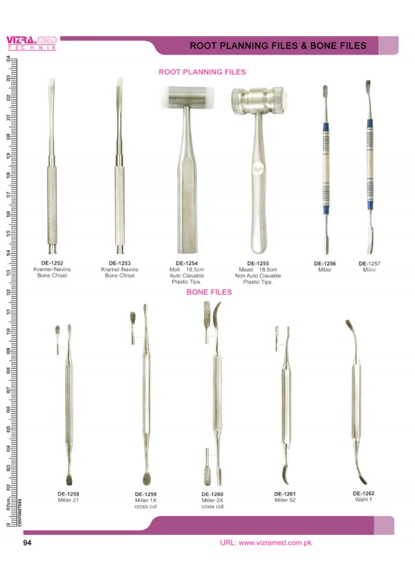 Root Planning Files & Bone Files